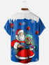 Men's Christmas Funny Graphic Short Sleeve Hawaiian Shirt